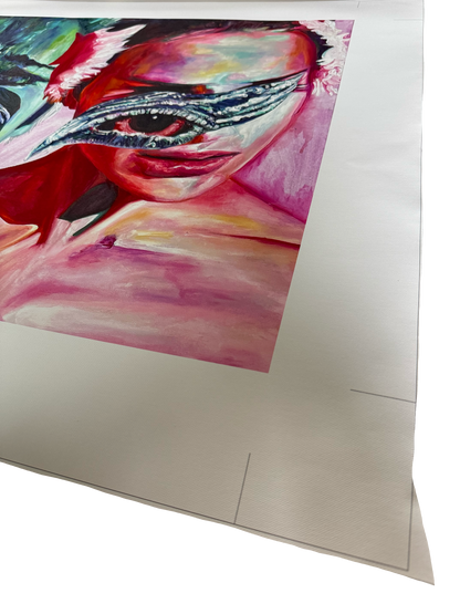 Black Swan Rolled Canvas Print