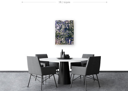 Basquiat Chomp Rolled Canvas Print