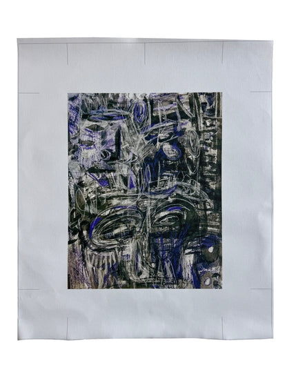 Basquiat Chomp Rolled Canvas Print