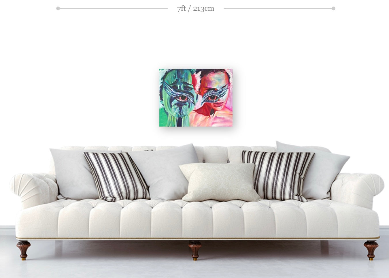 Black Swan Rolled Canvas Print