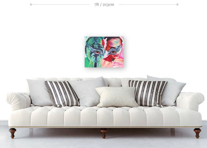 Black Swan Rolled Canvas Print