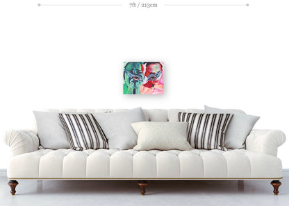 Black Swan Rolled Canvas Print